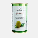 Quả ô liu xanh nhồi ớt Jalapeño La Explanada Gourmet | Lon 350g