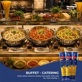 Mỳ Pasta Fettuccine La Mediterranea | Gói 500g, Thùng 24 gói