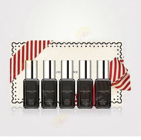  Gift Set Nước Hoa Unisex Jo Malone Cologne Intense Collection (5 Chai x 9ml) 
