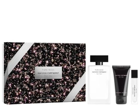  Giftset Narciso Rodriguez Pure Musc For Her EDP 3PCS 