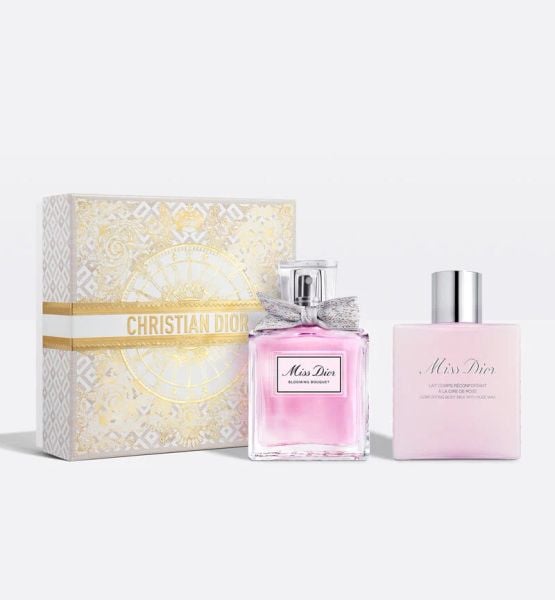  Gift set Nước hoa nữ Miss Dior Blooming Bouquet EDT  ( 50ML+Body Lotion 75ML ) Limited 2025 