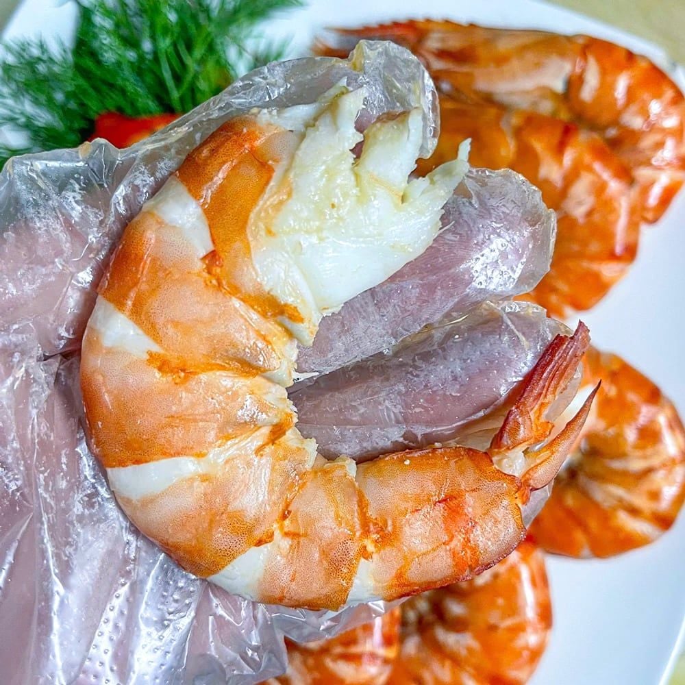  Tôm Sú Quảng Canh Hấp 