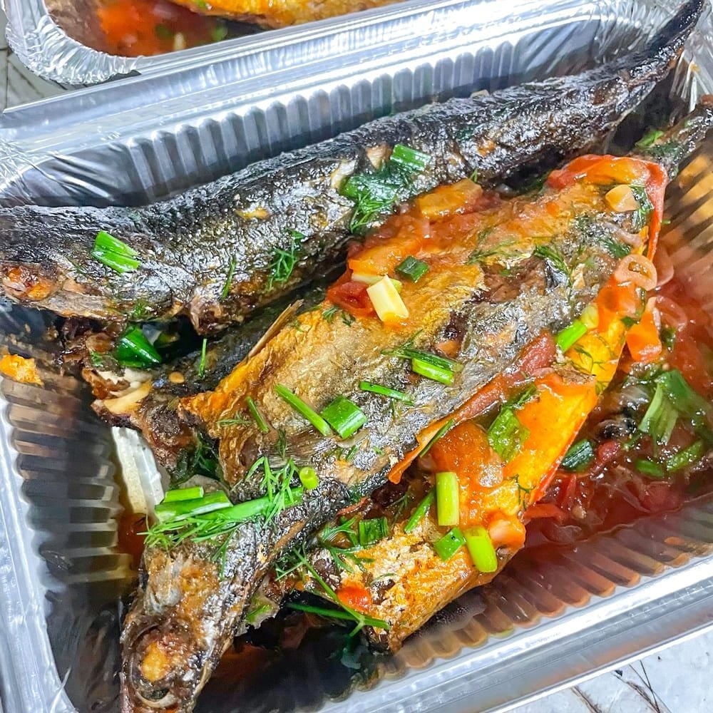  Cá Nục Bông Sốt Cà Chua 