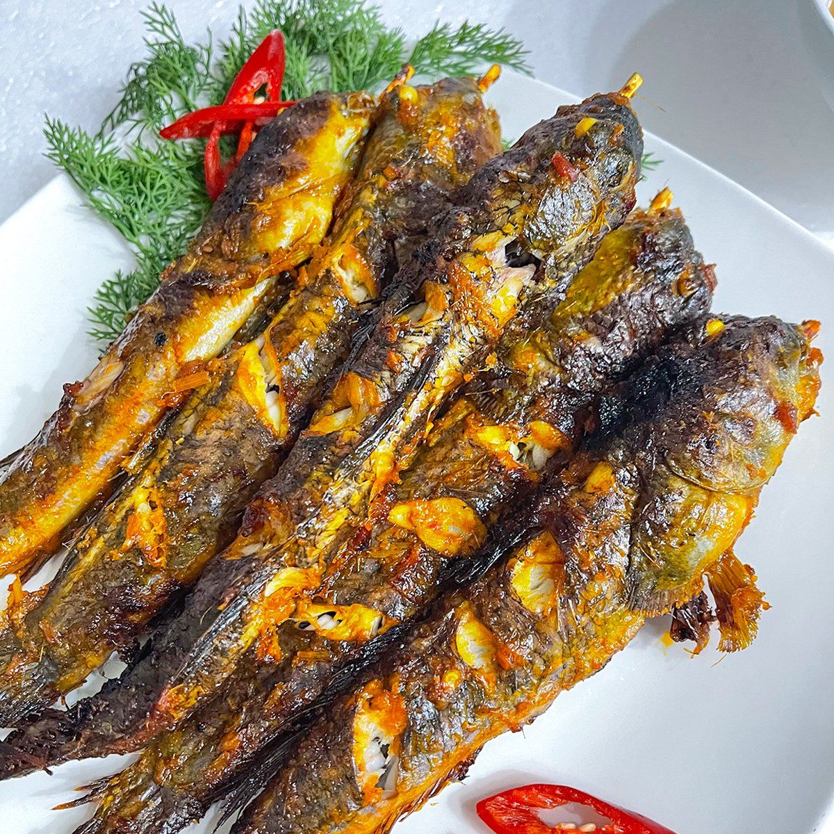  Cá Thòi Lòi Nướng Muối Ớt 