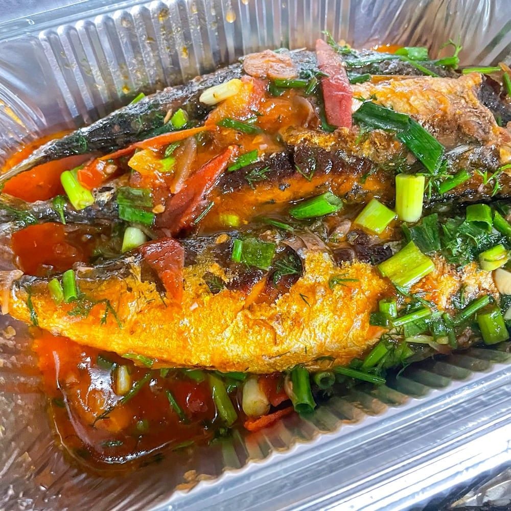  Cá Nục Bông Sốt Cà Chua 