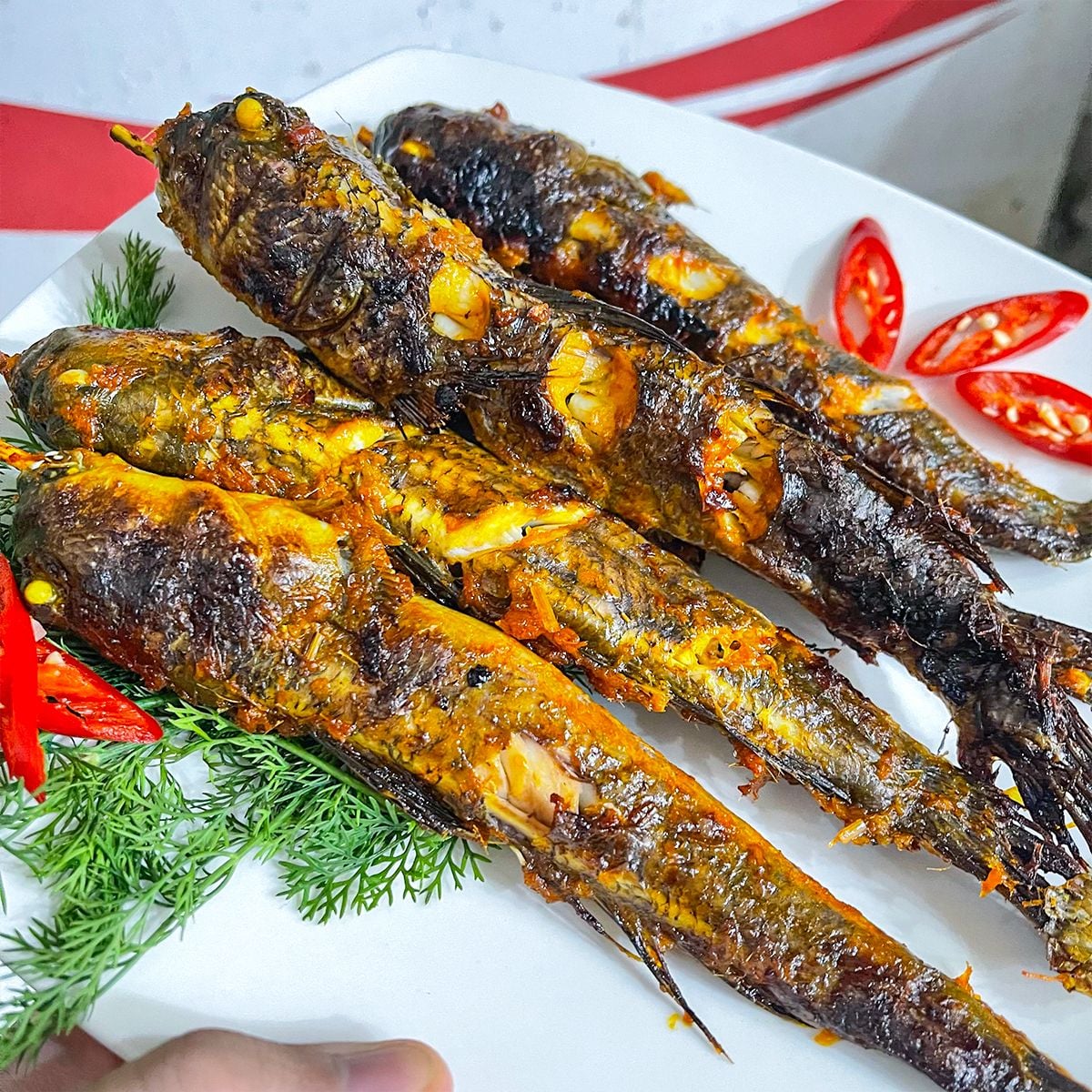  Cá Thòi Lòi Nướng Muối Ớt 