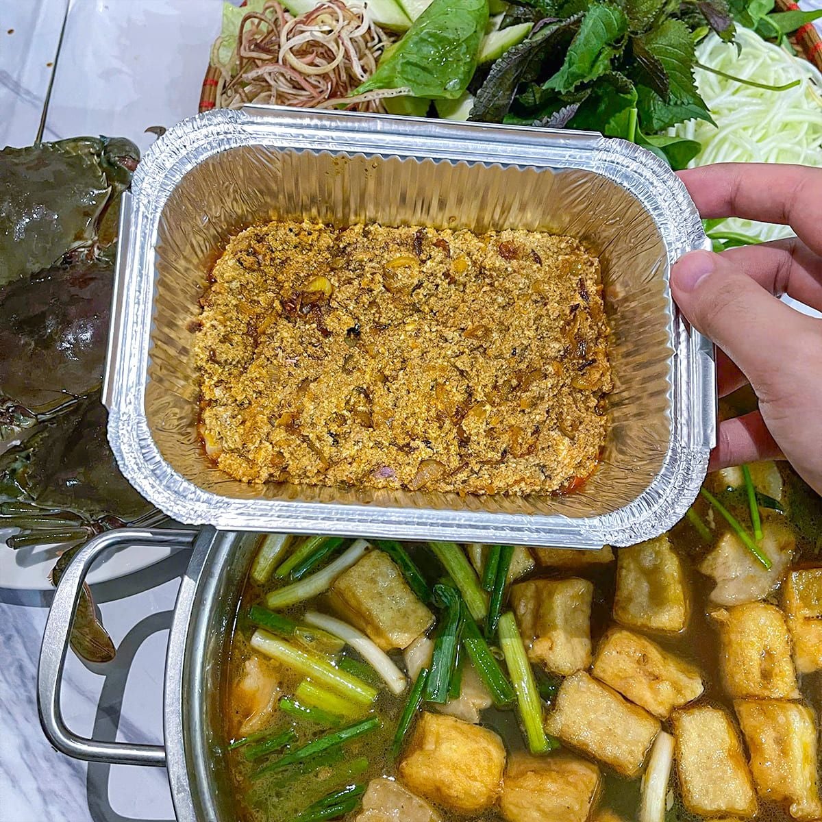  Lẩu Riêu Cua Bầu 