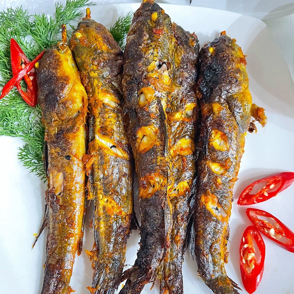  Cá Thòi Lòi Nướng Muối Ớt 