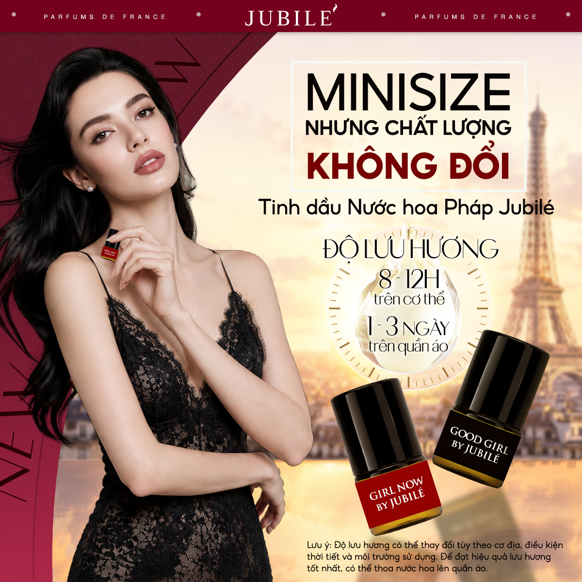  [LĂN 1ML] Chai Mini Thử Mùi Tinh Dầu Nước Hoa Pháp Jubilé 
