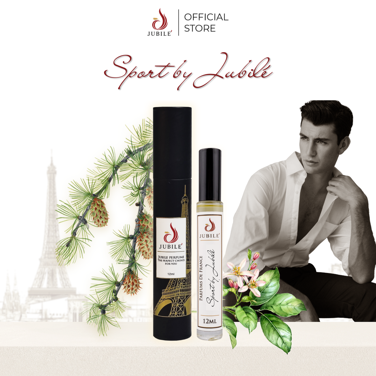  Sport by Jubilé - Tinh Dầu Nước Hoa Cao Cấp 12ml Lăn 