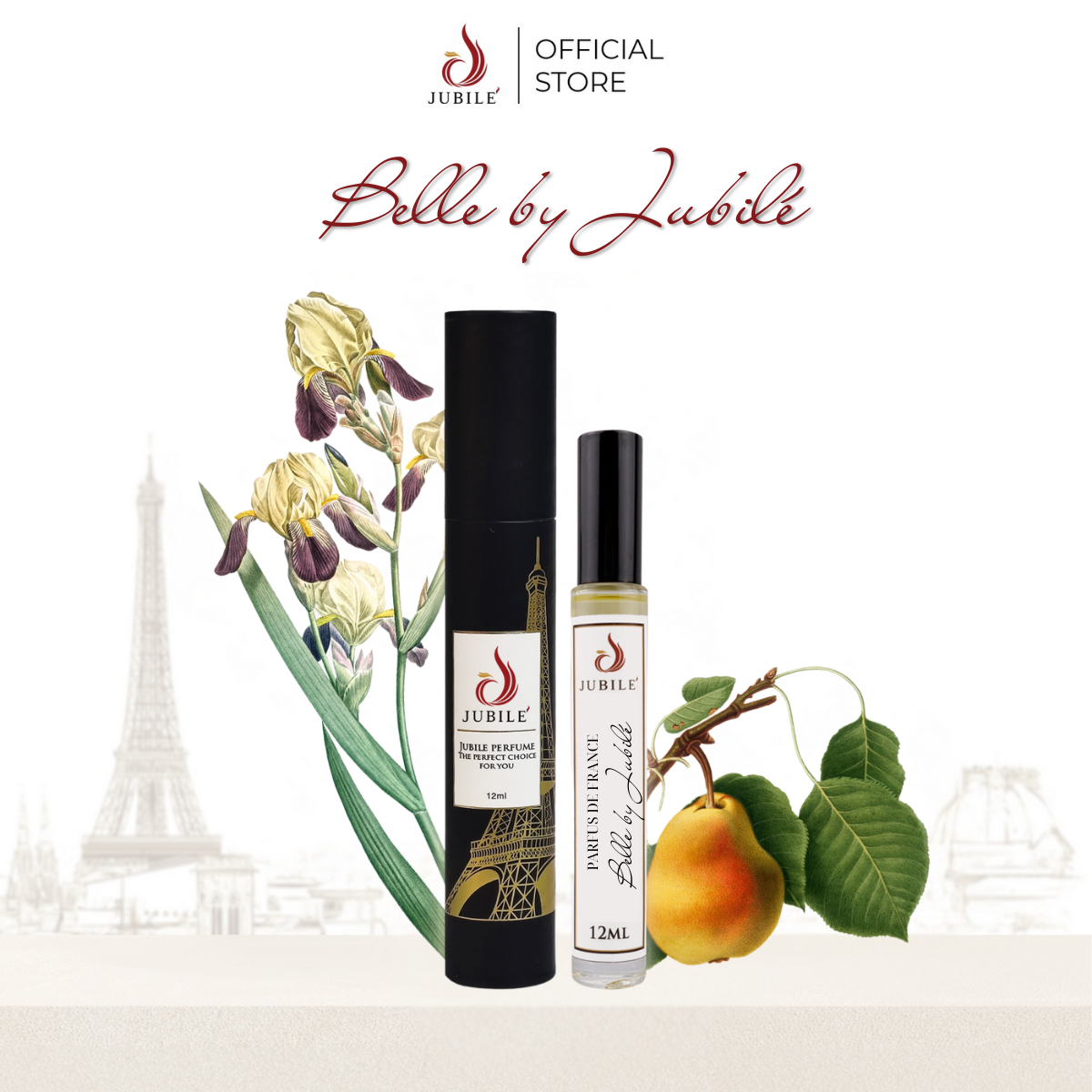  Belle by Jubilé - Tinh Dầu Nước Hoa Pháp Cao Cấp 12ml Lăn 