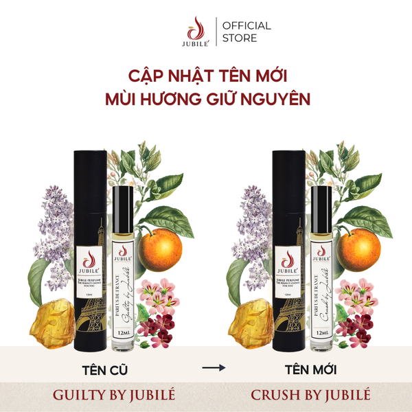  Crush by Jubilé - Tinh Dầu Nước Hoa Pháp Cao Cấp 12ml Lăn 