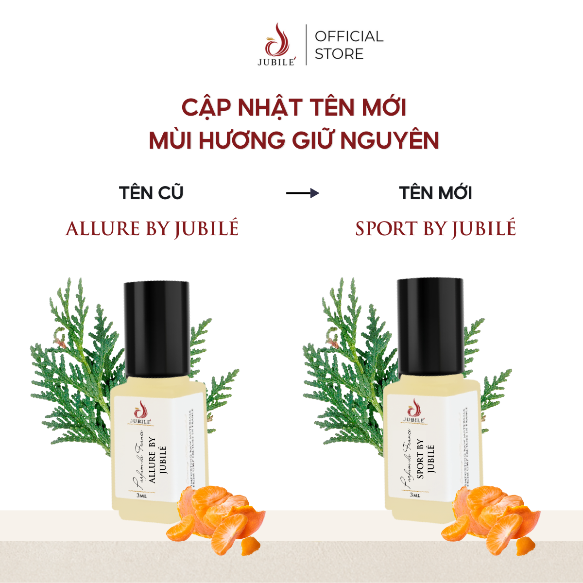 Sport by Jubilé - Tinh Dầu Nước Hoa Cao Cấp Mini Size 3ml Lăn 
