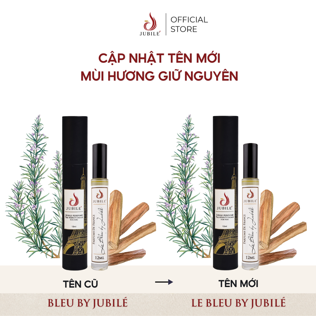  Le Bleu by Jubilé - Tinh Dầu Nước Hoa Pháp Cao Cấp 12ml Lăn 