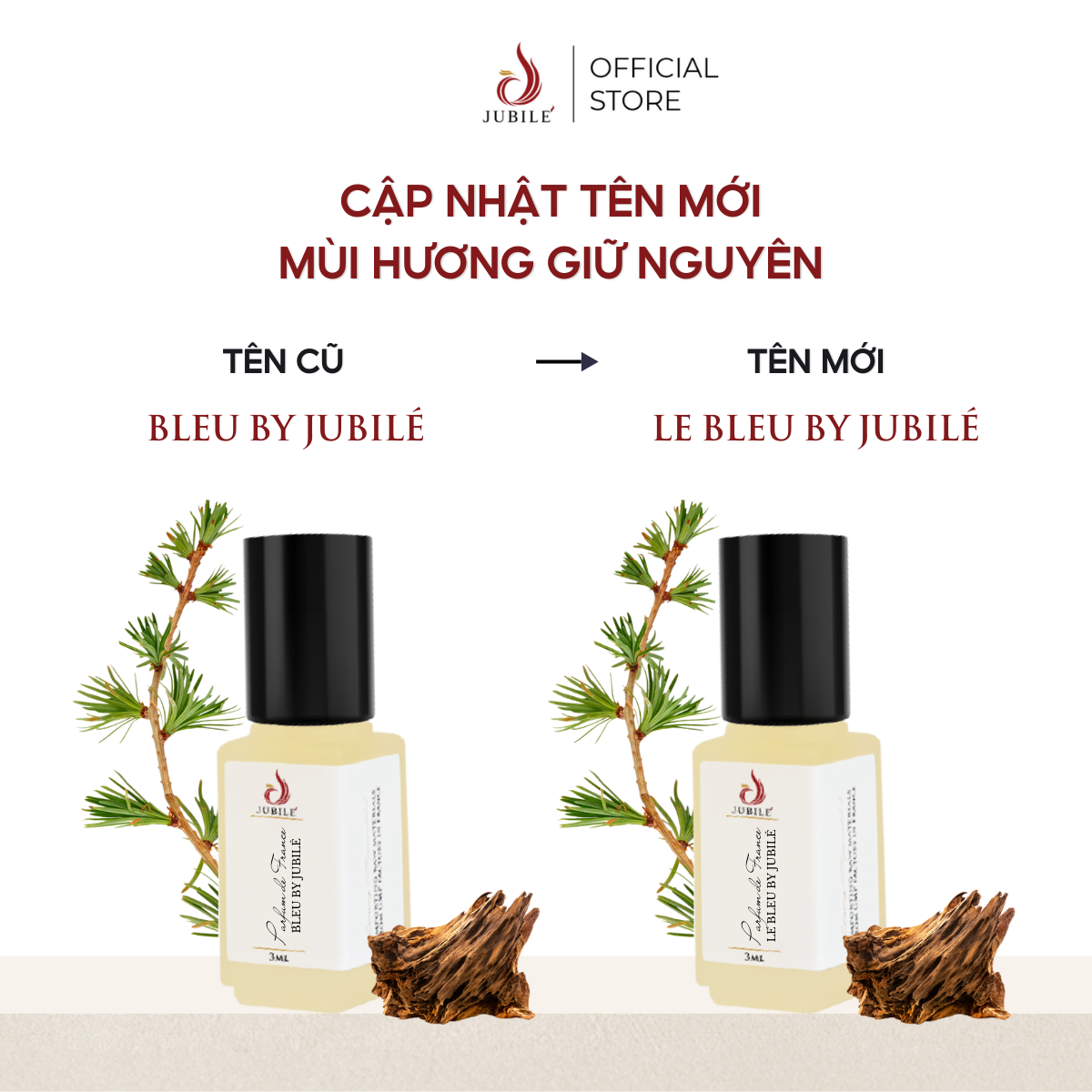  Le Bleu by Jubilé - Tinh Dầu Nước Hoa Pháp Cao Cấp Mini Size 3ml Lăn 