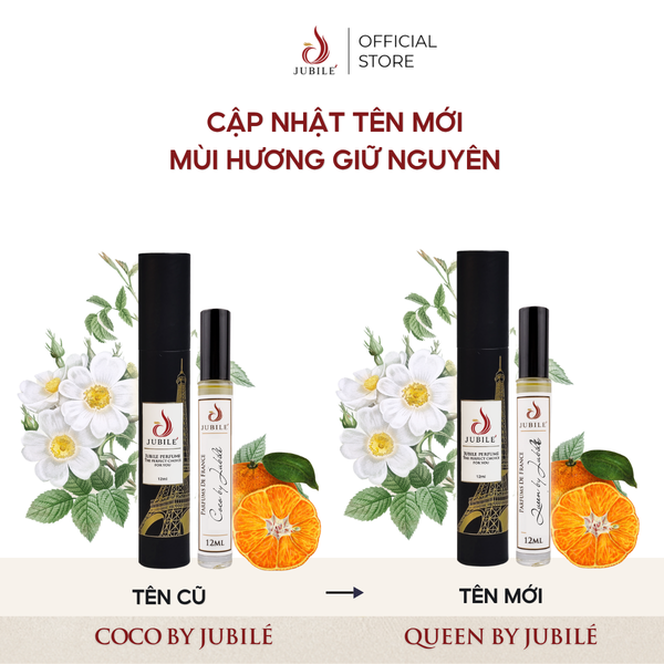  Queen by Jubilé - Tinh Dầu Nước Hoa Pháp Cao Cấp 12ml Lăn 
