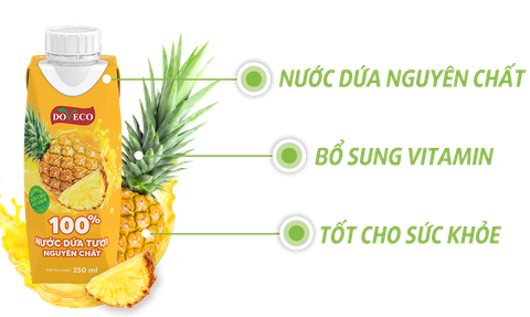 Nước dứa tươi nguyên chất