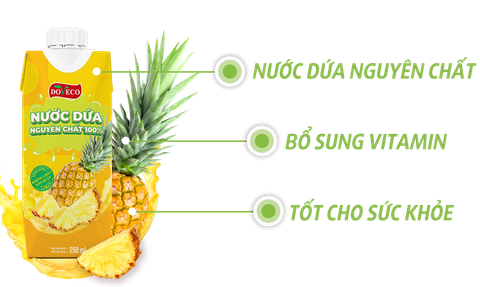 Nước dứa tươi nguyên chất