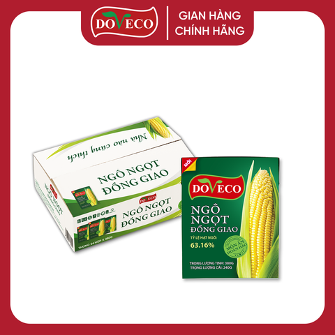 THÙNG NGÔ NGỌT 24 HỘP GIẤY TETRA RECART