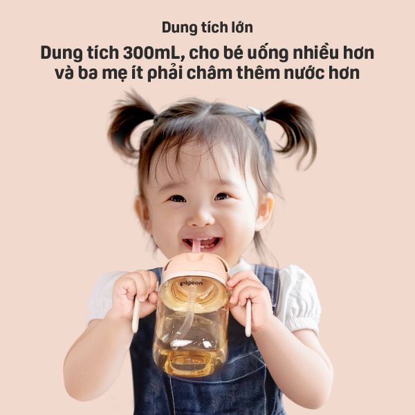 [PPSU] Bình tập uống Pigeon Training Master Series 300ml (18 tháng+)