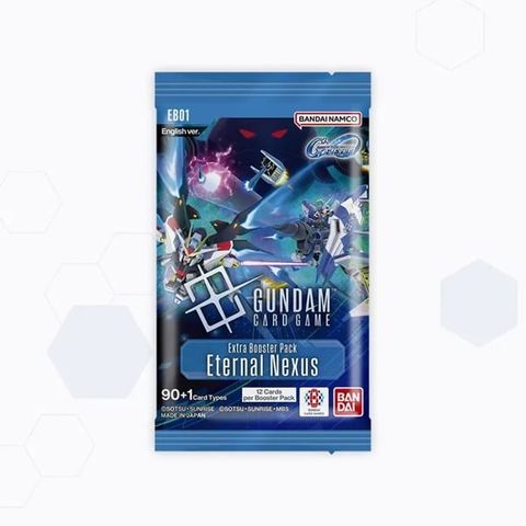 Gundam Card Game - EB01 EXTRA BOOSTER PACK - ETERNAL NEXUS - ENGLISH