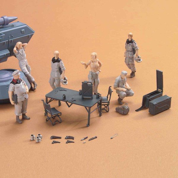 [Pre-order / Đặt trước] UC HARD GRAPH 1/35 E.F.G.F. MS[G] PLATOON AT BRIEFING SET