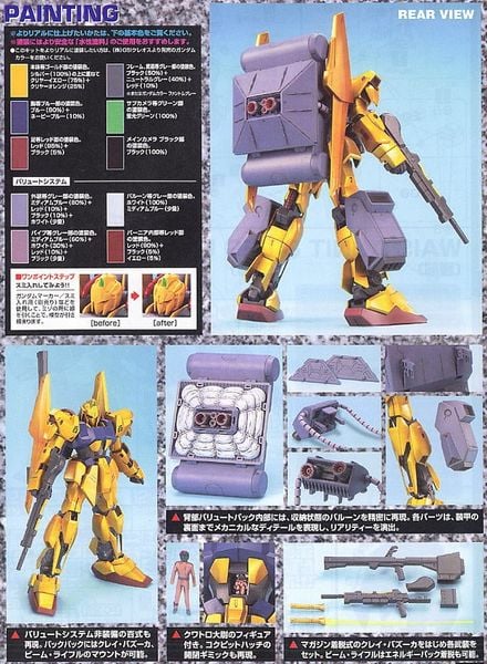 [Pre-order / Đặt trước] MG 1/100 HYAKU SHIKI + BALLUTE SYSTEM