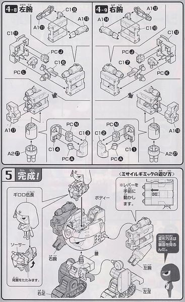 BANDAI - KERORO - GIRORO ROBO MK 2 / MK II