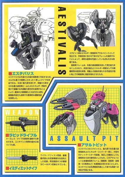 HG NADESICO 1/48 AESTIVALIS