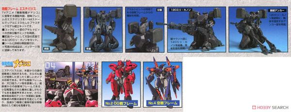 HG NADESICO 1/48 ARTILLERY BATTLE FRAME AESTIVALIS