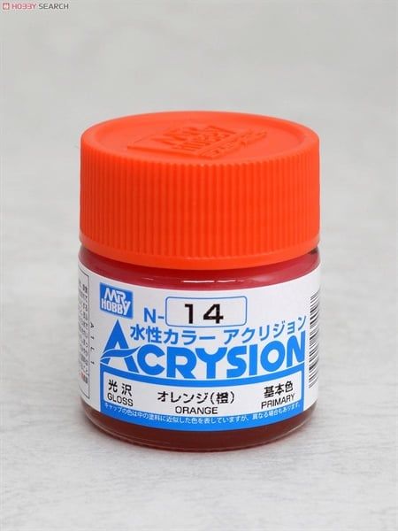 Sơn nước Mr. Hobby - Acrysion - Nhiều mầu / Mã N1 ~ N20 - Gốc nước