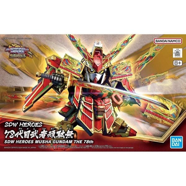 Quà tặng - SDW HEROES MUSHA GUNDAM THE 78th