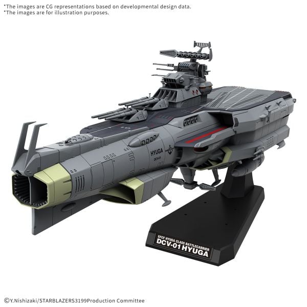 [Pre-order / Đặt trước] Star Blazers: Space Battleship Yamato 3199 - 1/1000 Earth Defense Force Combat Space Carrier DCV-01 Hyuuga