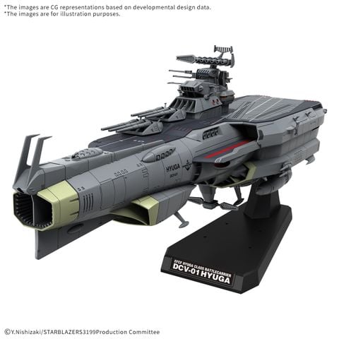 [Pre-order / Đặt trước] Star Blazers: Space Battleship Yamato 3199 - 1/1000 Earth Defense Force Combat Space Carrier DCV-01 Hyuuga
