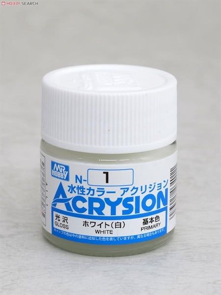 Sơn nước Mr. Hobby - Acrysion - Nhiều mầu / Mã N1 ~ N20 - Gốc nước