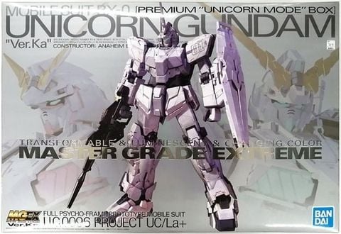 MGEX 1/100 Unicorn Gundam Ver Ka - Premium Unicorn Mode Box Kit