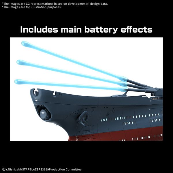 [Pre-order / Đặt trước] Star Blazers: Space Battleship Yamato 3199 - 1/1000 Wave Motion Experiment Ship Ginga 3199