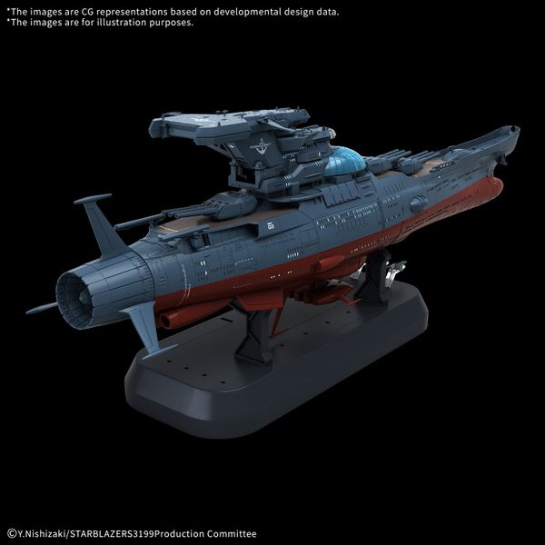 [Pre-order / Đặt trước] Star Blazers: Space Battleship Yamato 3199 - 1/1000 Wave Motion Experiment Ship Ginga 3199