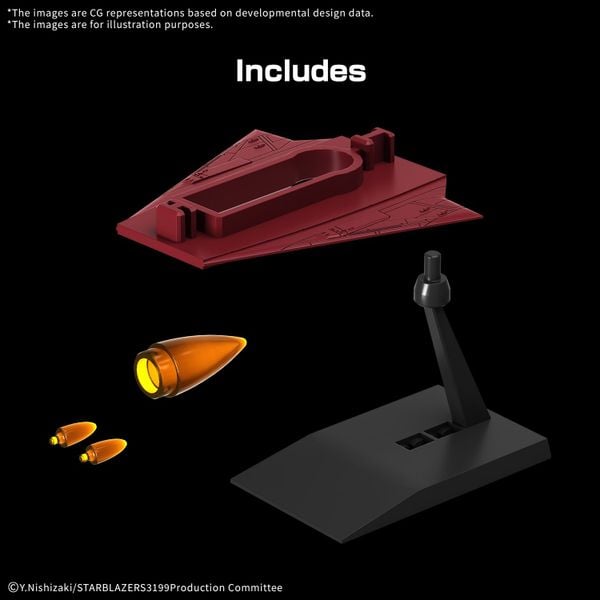 [Pre-order / Đặt trước] Mecha Collection - Star Blazers: Space Battleship Yamato 3199 - Space Battleship Yamato 3199 Third Remodel: Commemorative Paint