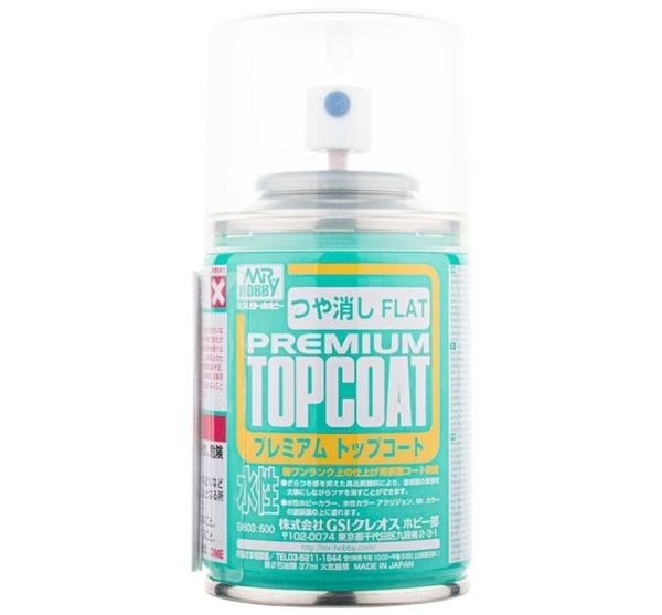 Sơn phủ bảo vệ mô hình Mr.Hobby Premium Top Coat - B601 / B602 / B603 - Gốc Nước