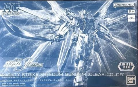 HG CE 1/144 Mighty Strike Freedom Gundam - Clear Color