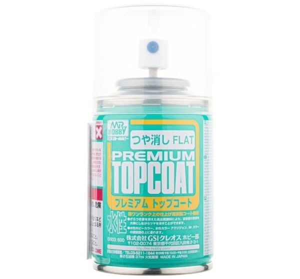 Sơn phủ bảo vệ mô hình Mr.Hobby Premium Top Coat - B601 / B602 / B603 - Gốc Nước