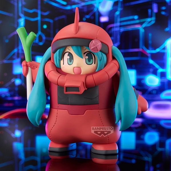 Banpresto - GUNDAM 45TH x HATSUNE MIKU - Char's Zaku-Gurumi Hatsune Miku Ver