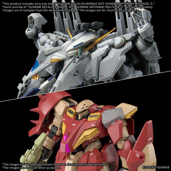 [Pre-order / Đặt cọc] GUNDAM DECAL 143 GUNDAM HATHAWAY MULTIUSE 2