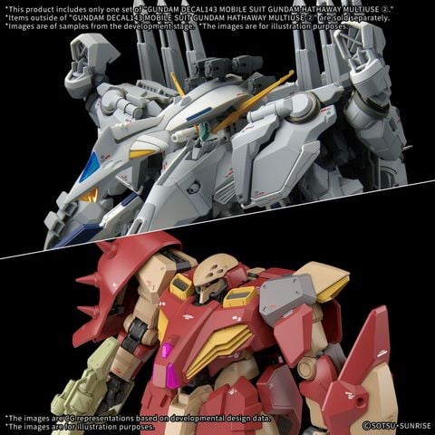 [Pre-order / Đặt cọc] GUNDAM DECAL 143 GUNDAM HATHAWAY MULTIUSE 2