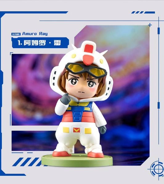 BN Figure Q Blind Box - Mobile Suit Gundam Universal Century - Pajamars Series