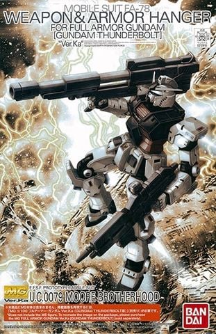 MG 1/100 Weapon & Armor Hanger for Full Armor Gundam GUNDAM THUNDERBOLT Ver Ka