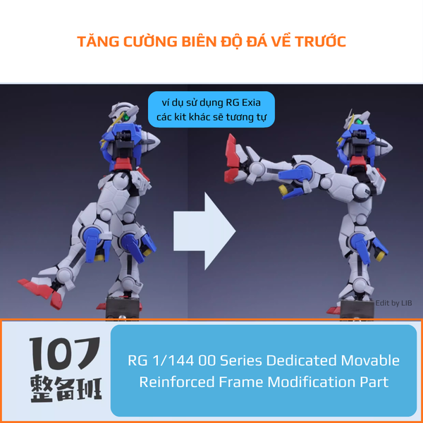 107 Maintenance Team - 10711 - RG 1/144 00 Series Dedicated Movable Reinforced Frame Modification Part