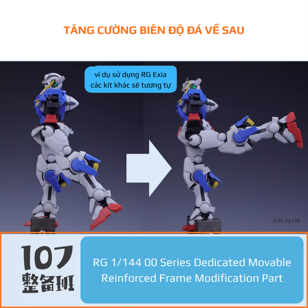 107 Maintenance Team - 10711 - RG 1/144 00 Series Dedicated Movable Reinforced Frame Modification Part
