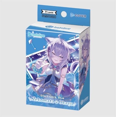 Hololive OCG - hSD03e Nekomata Okayu Start Deck Blue - EN Ver